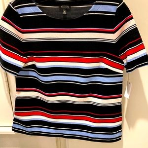 NEW  PRICE DROP Talbot’s red,white, and navy top